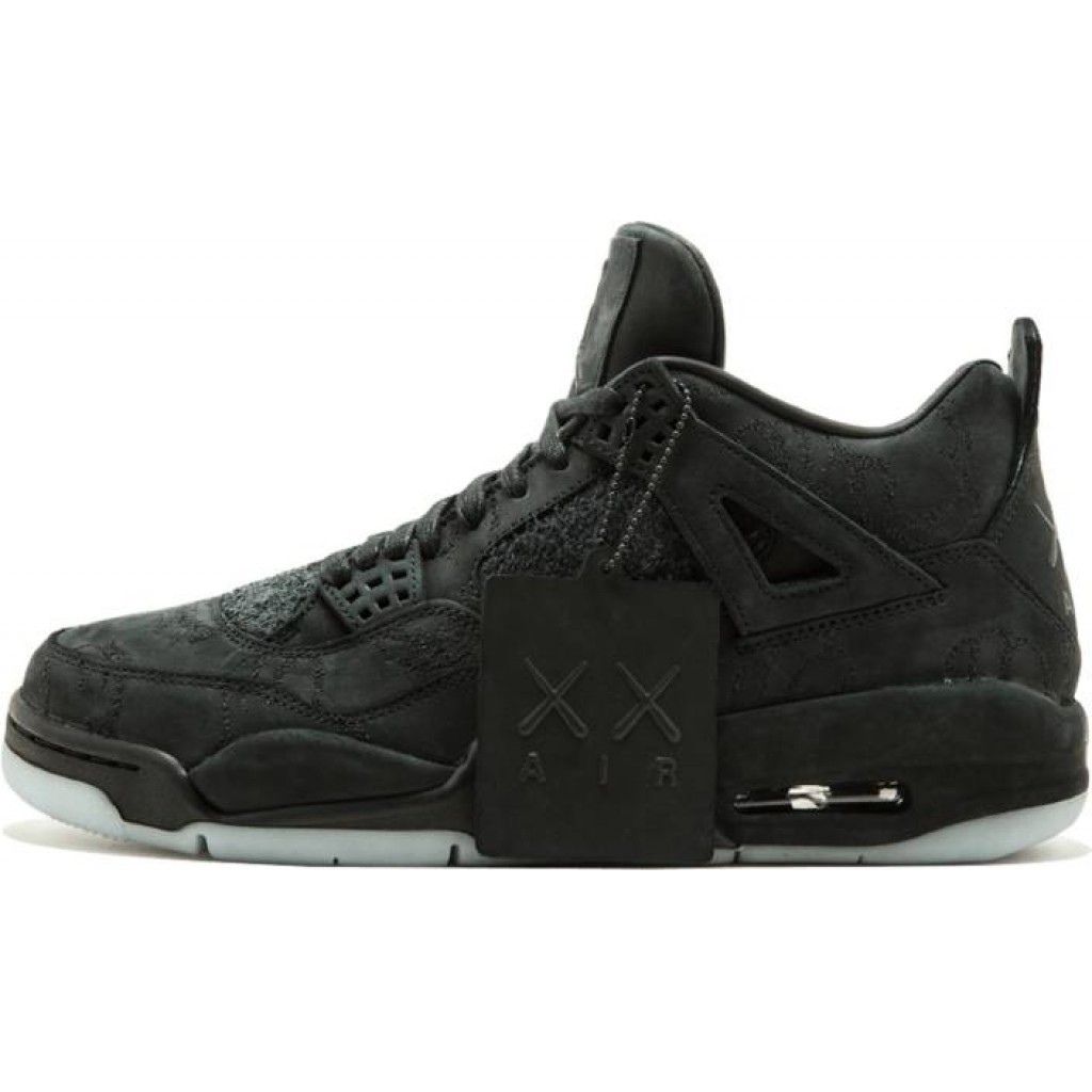 air jordan 4 kaws black